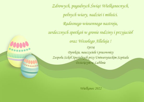 Życzenia Wielkanocne 2022